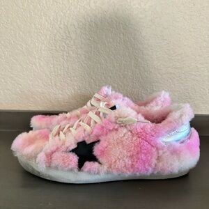 Golden Goose Tye Dye Shearling